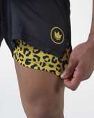 Kingz hybrid Mi-K grappling Shorts-black
